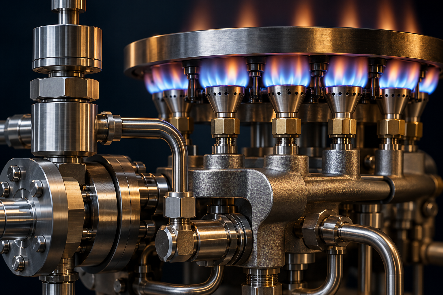 Componentes y piezas industriales, imagen representativa